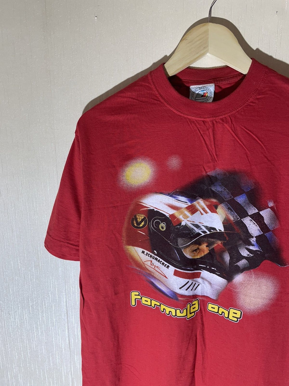 Formula 1 × Vintage Formula 1 Michael Schumacher racing vintage T shirt Size US L / EU 52-54 / 3 - 3 Thumbnail