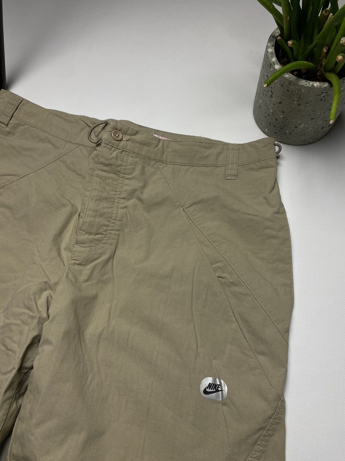 Nike × Vintage Nike vintage rare pants y2k drill Size US 31 - 6 Thumbnail