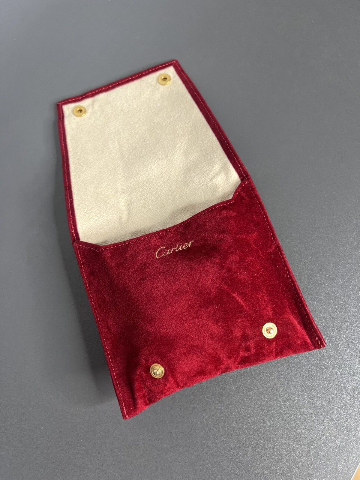 Cartier Cartier Watch Travel Case Pouch Suede Size ONE SIZE - 2 Thumbnail