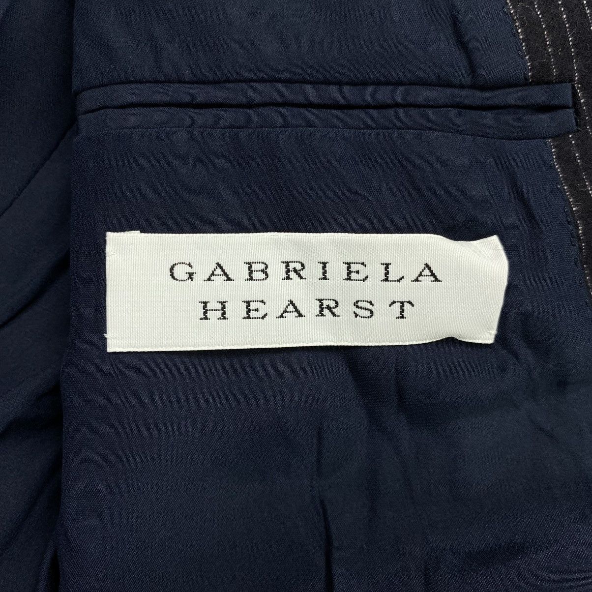 Gabriela Hearst Irving Pinstriped Wool Blazer Size 48R - 5 Thumbnail