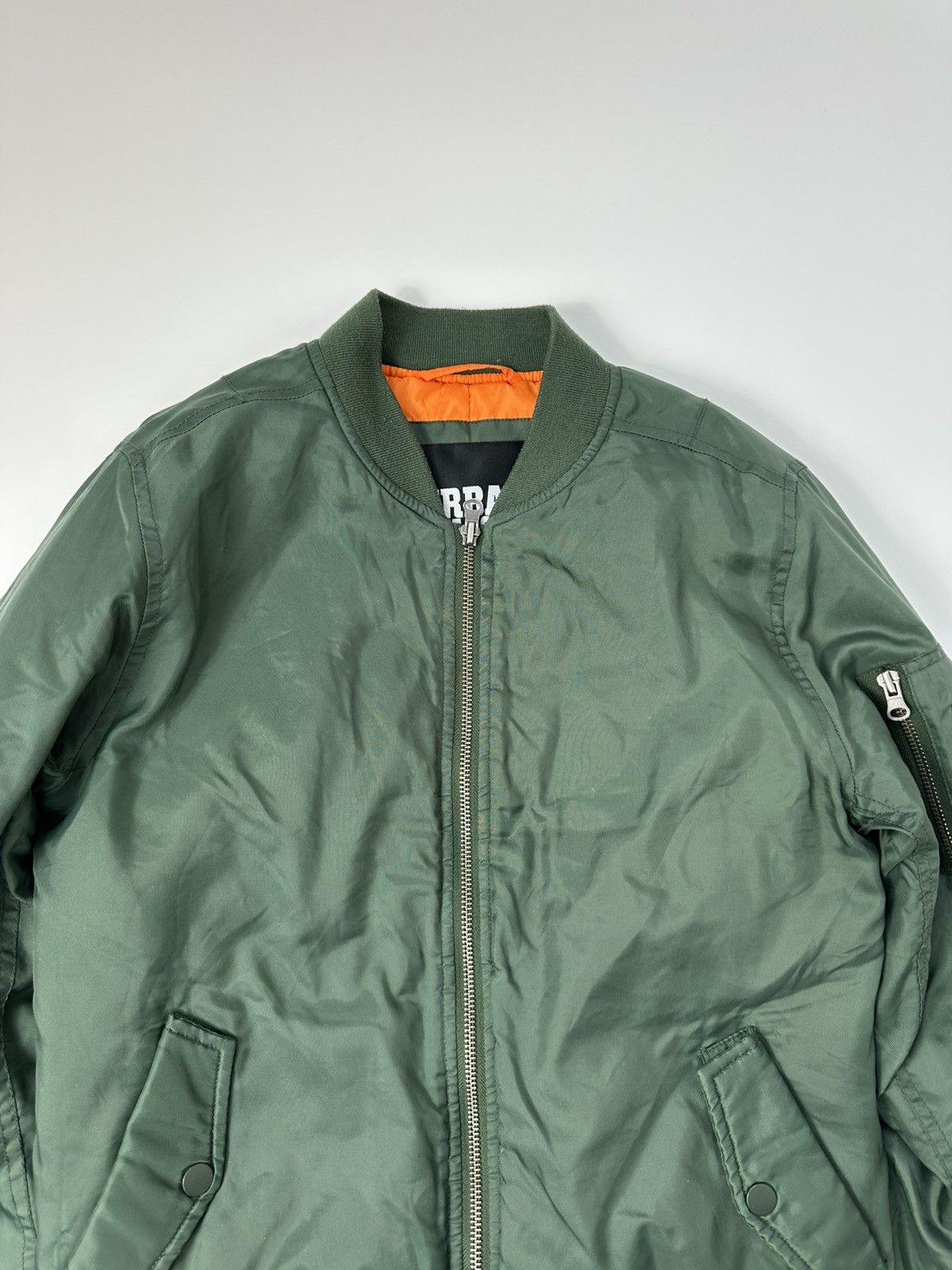 Urban Classics Urban Classics Bomber Jacket Women's Zip Green Size L / US 10 / IT 46 - 6 Thumbnail