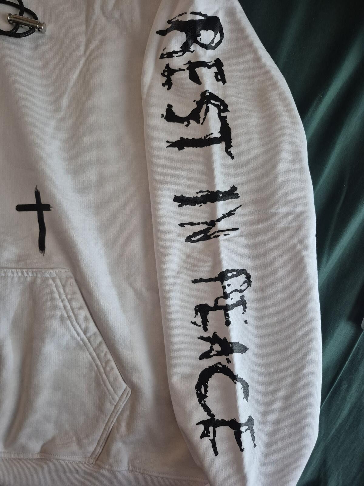 Rta RTA Rest In Peace White Hoodie Size Large BNWT Size US L / EU 52-54 / 3 - 3 Thumbnail