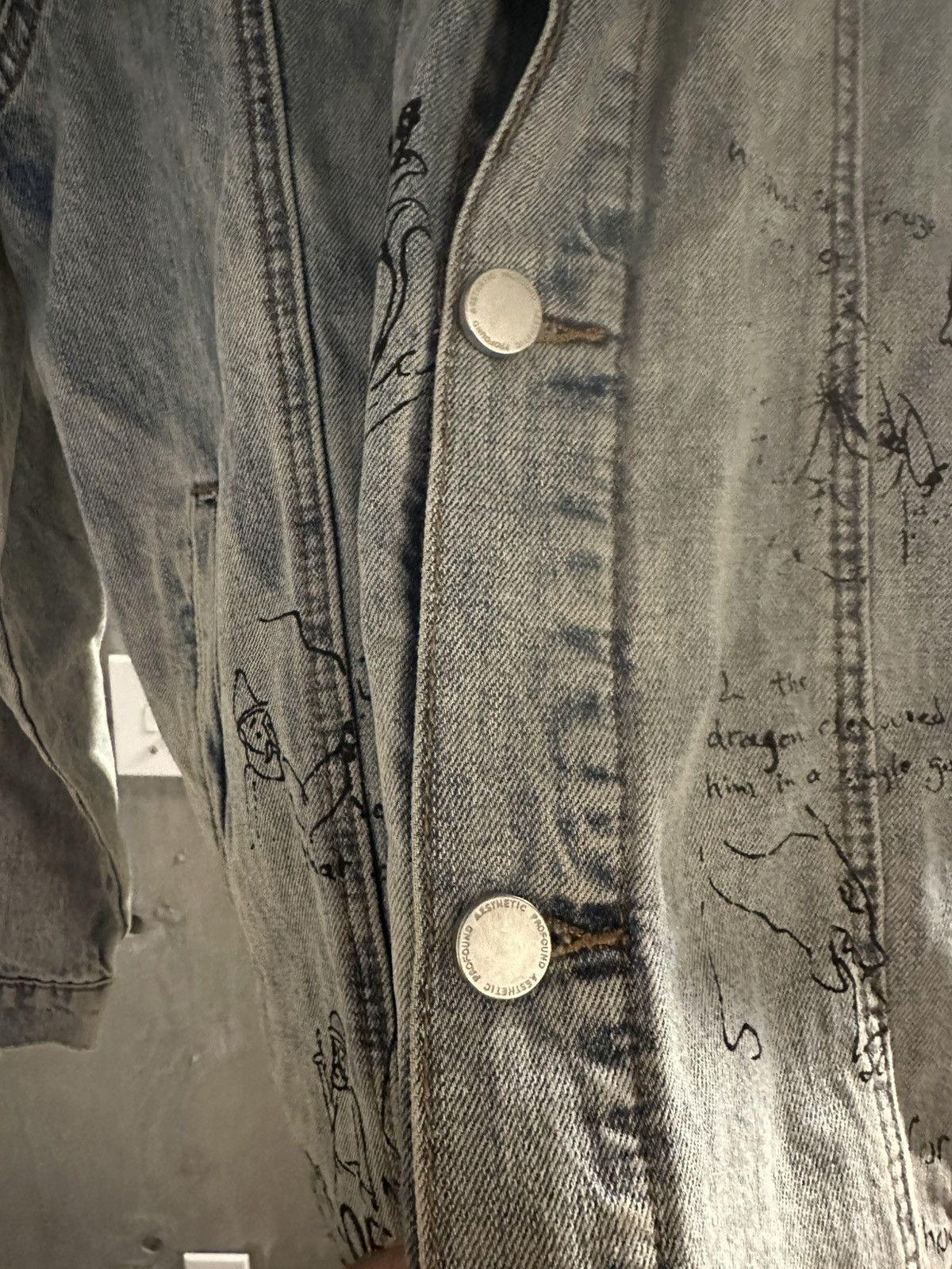 Profound Aesthetic Profound Aesthetic Denim Jacket Design size XL Size US XL / EU 56 / 4 - 12 Thumbnail