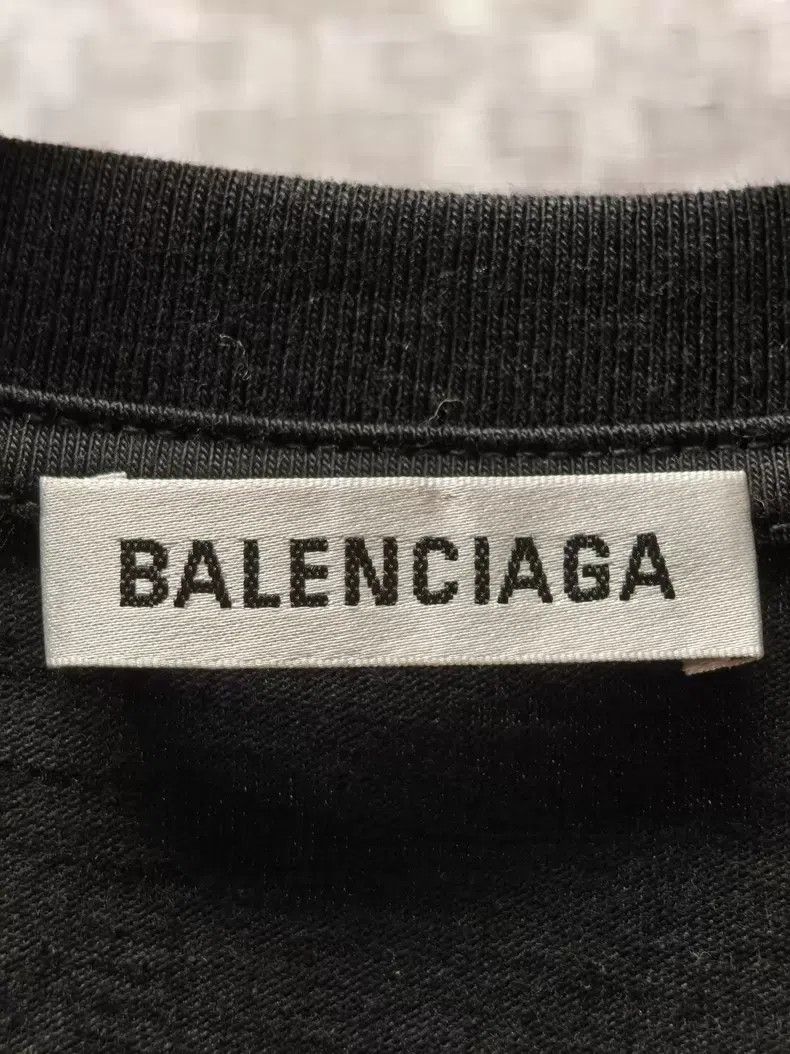 Balenciaga Balenciaga Black Crew Letter Short Sleeve T-Shirt Size US S / EU 44-46 / 1 - 2 Thumbnail