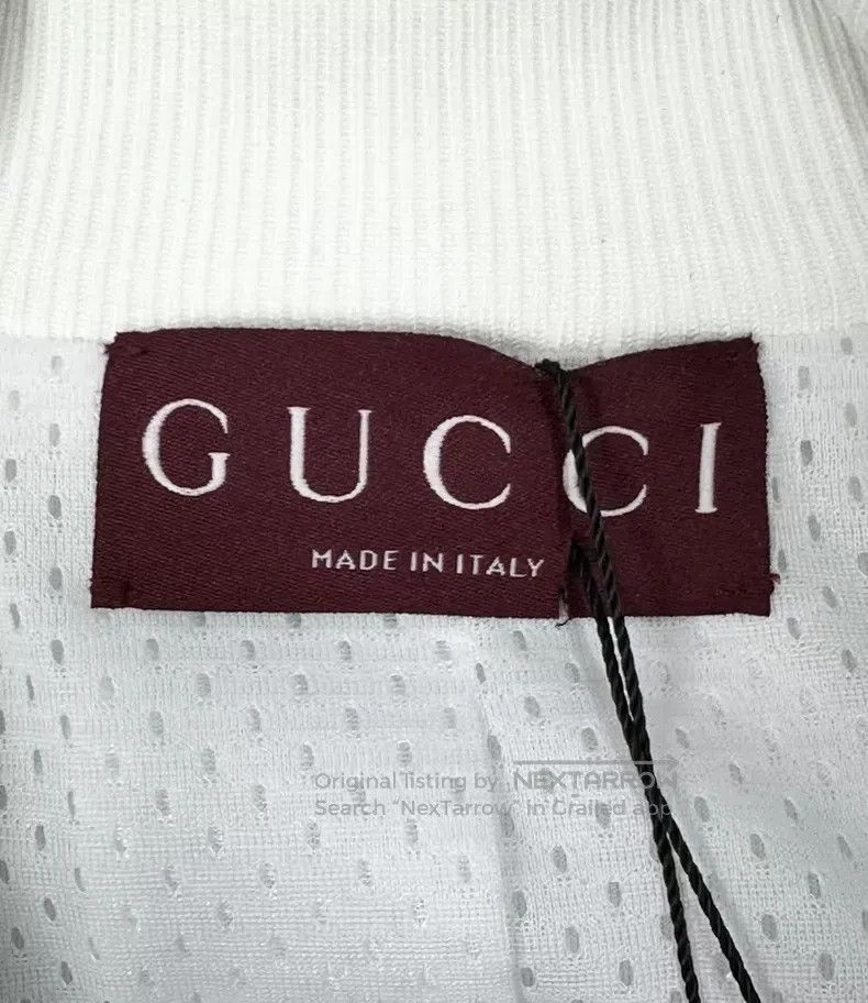 Gucci Gucci White striped logo printed slim jacket Size XS / US 0-2 / IT 36-38 - 4 Thumbnail