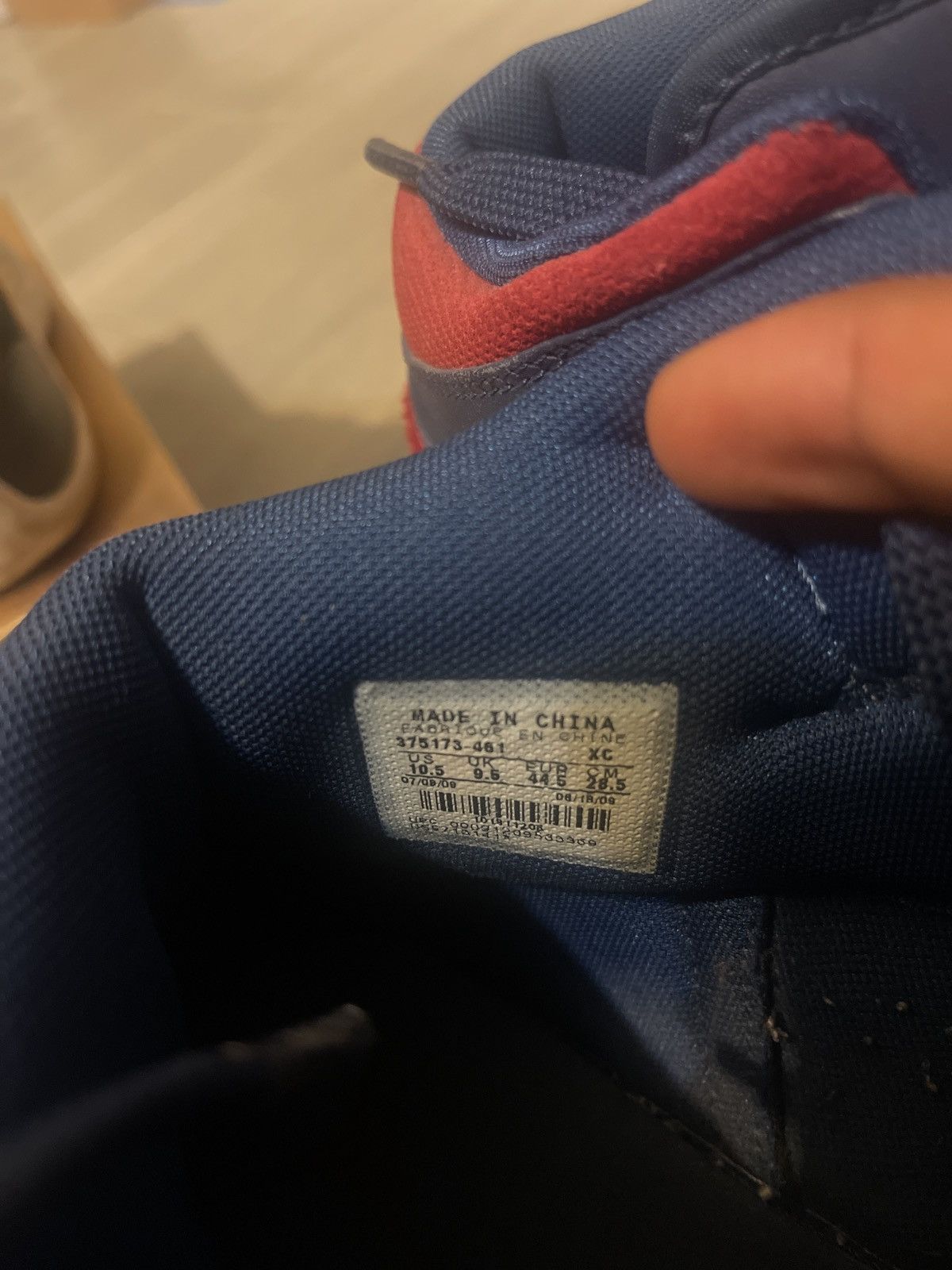 Jordan Brand Nike Air Jordan 1 French Blue Phat 2009 Premier Size US 10.5 / EU 43-44 - 9 Thumbnail