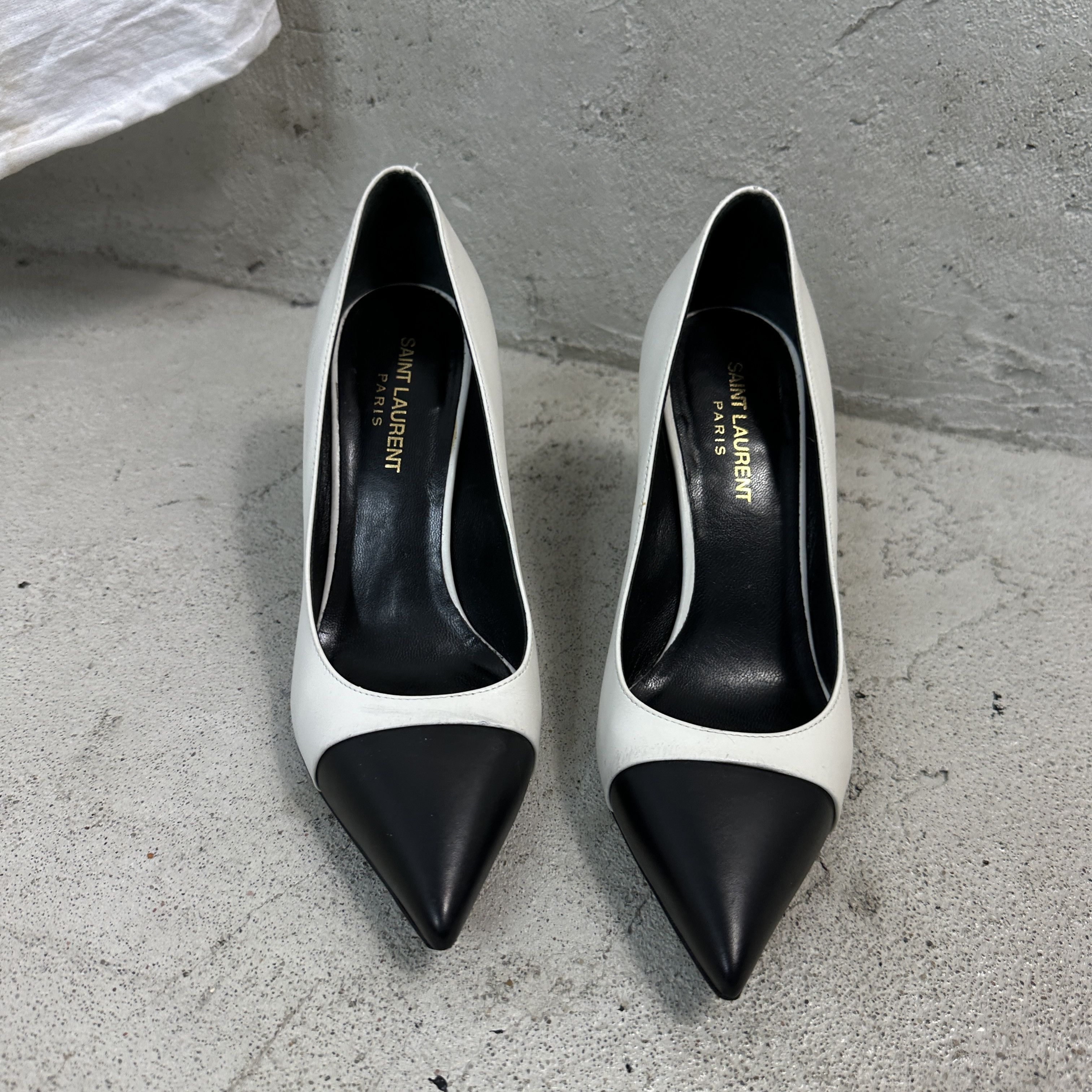 Saint Laurent Paris × Vintage Saint Laurent Paris Heels Size US 6 / IT 36 - 2 Thumbnail