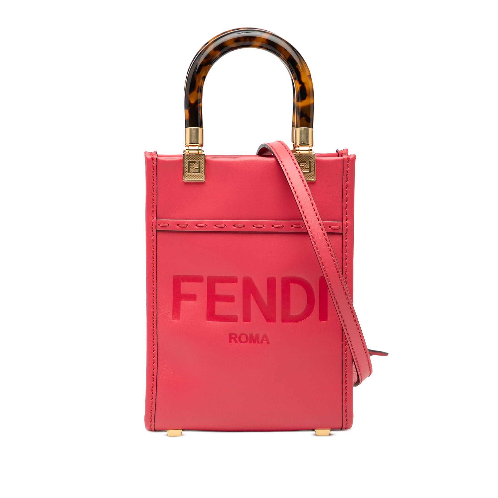 Mini Leather Sunshine Shopper Tote
