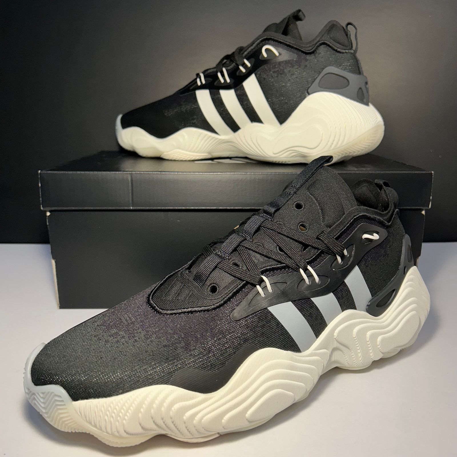 Adidas adidas Trae Young 3 Basketball Shoes Black M13 W14 IE9362 Size US 13 / EU 46 - 1 Thumbnail