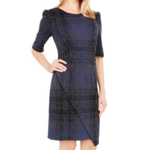 Betsey Johnson Betsey Johnson Nor So Schoolgirl Midi Dress Puff Sleeves 14 Size XL / US 12-14 / IT 48-50 - 2 Thumbnail