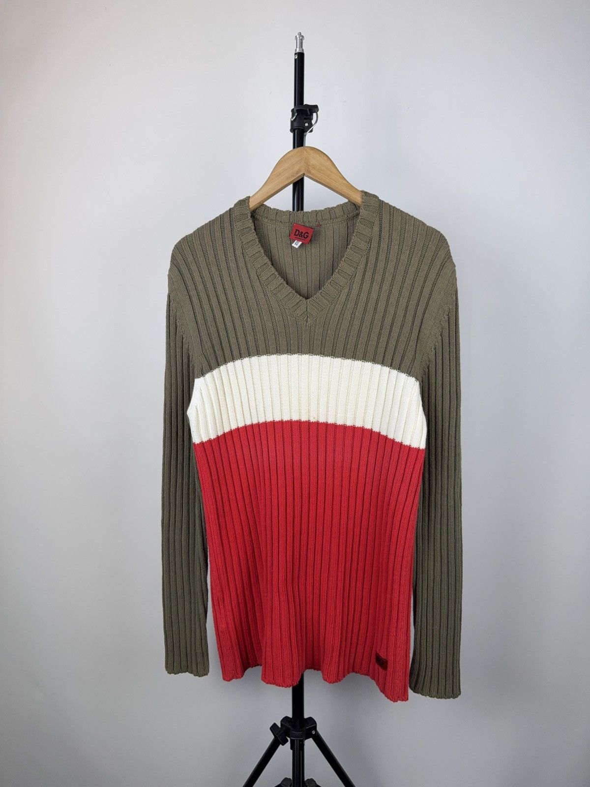 Dolce & Gabbana × Vintage Vintage Dolce & Gabbana Sweater AvantGarde Style 00s Size US L / EU 52-54 / 3 - 1 Thumbnail