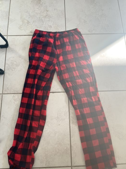 Wonderland Red and black christmas pajama pants unisex Grailed