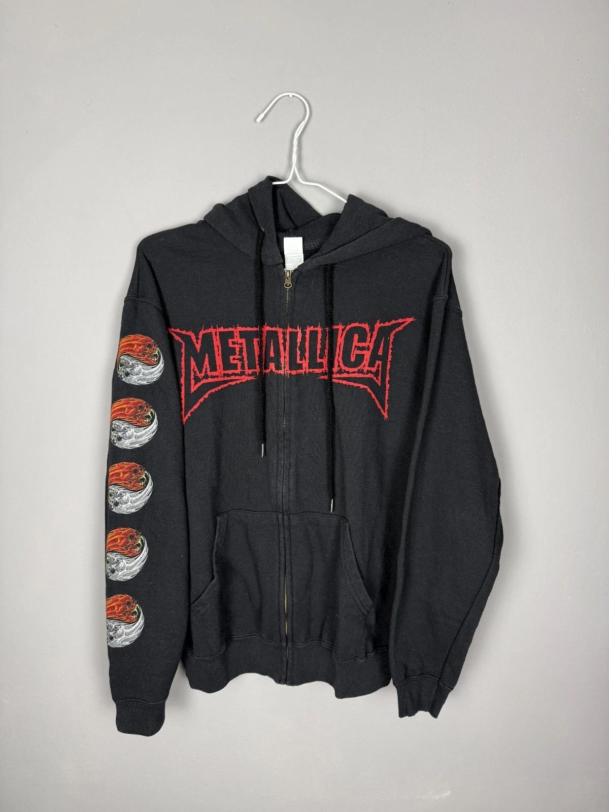 Metallica Vintage Metallica Yin Yang Skull Hoodie Band Sweatshirt 2020 Size US M / EU 48-50 / 2 - 1 Thumbnail
