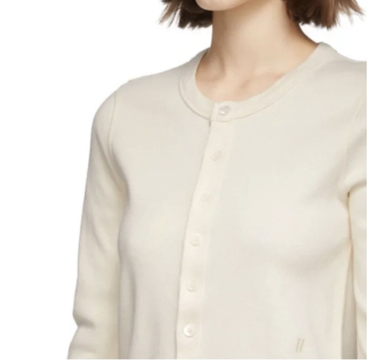Helmut Lang Helmut Lang Off white cardigan Size M / US 6-8 / IT 42-44 - 2 Thumbnail