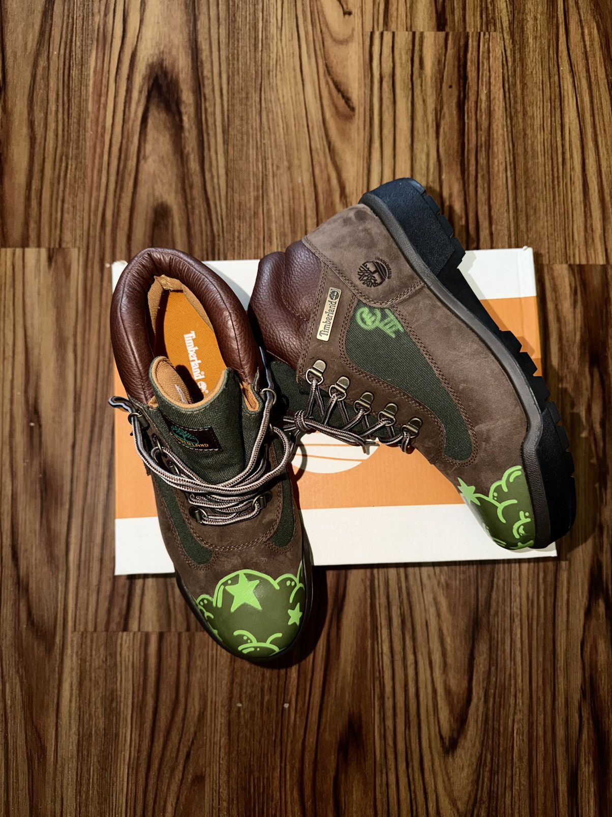 Timberland Timberland x Armadio Per Tre Custom field boots Size US 9.5 / EU 42-43 - 3 Thumbnail