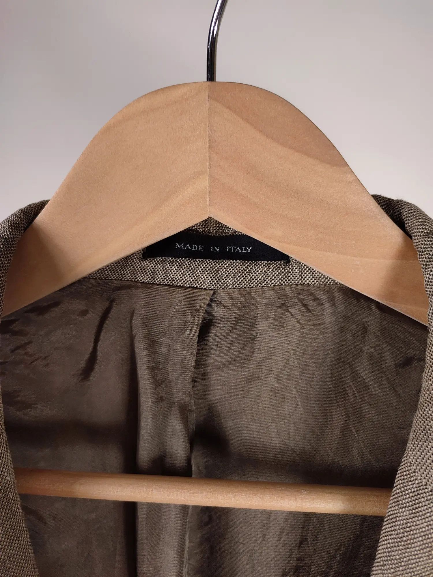 Emporio Armani Emporio Armani 2005 Oldschool Linen Blazer Vintage Jacket Size 46R - 15 Thumbnail