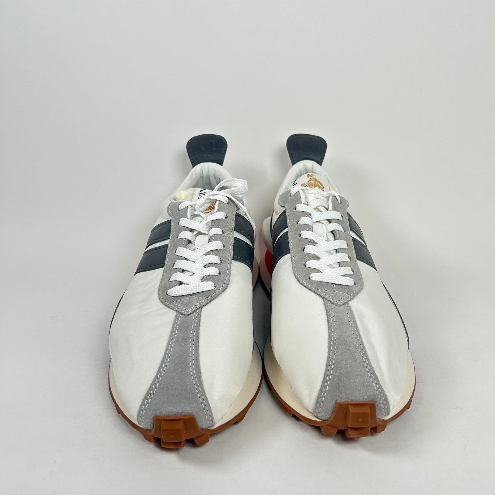 Lanvin Lanvin White/Red Nylon BumpR Sneaker Size 45 Size US 12 / EU 45 - 2 Thumbnail