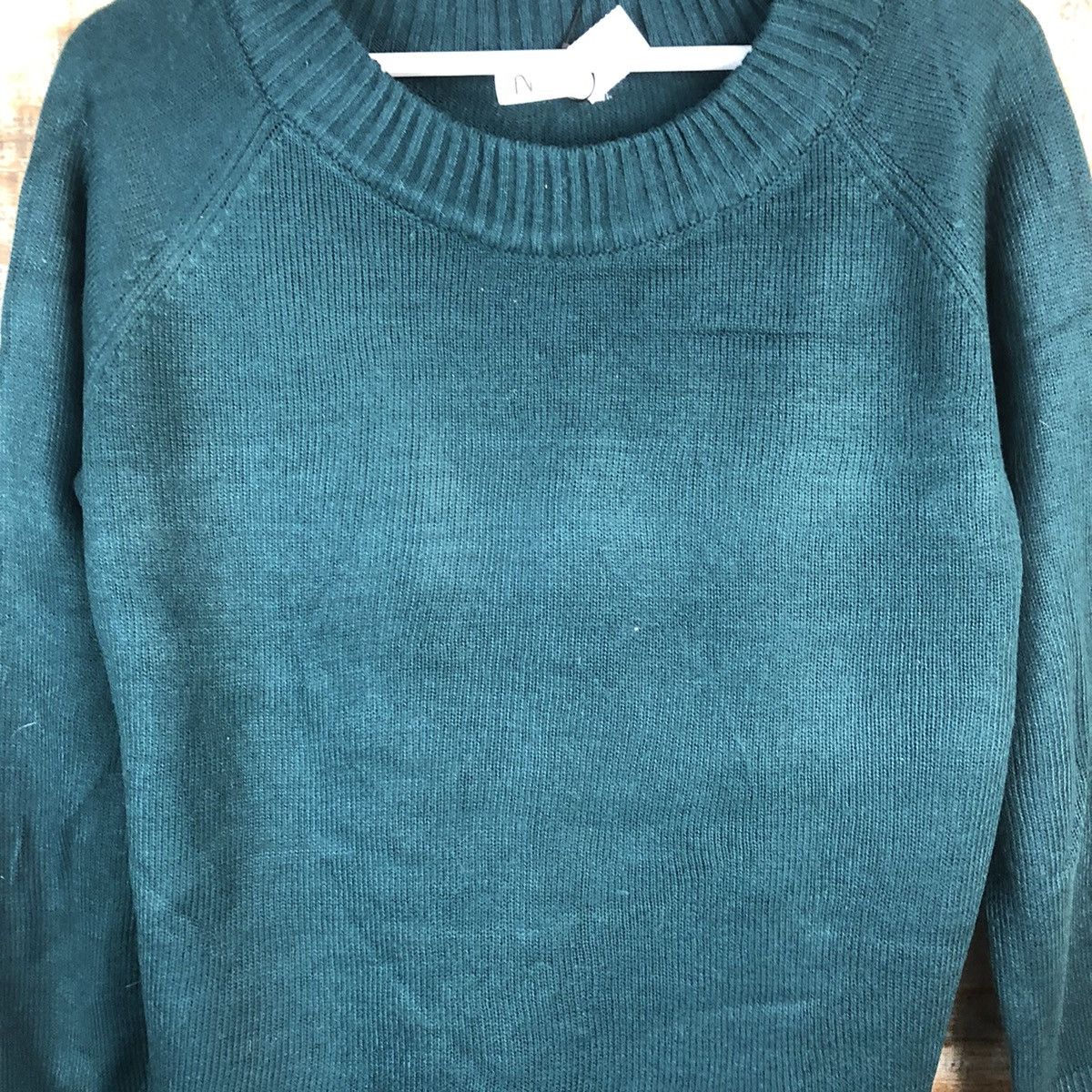 Homespun Knitwear × Japanese Brand Free Nature Green Knitwear #A1770 Size M / US 6-8 / IT 42-44 - 5 Thumbnail