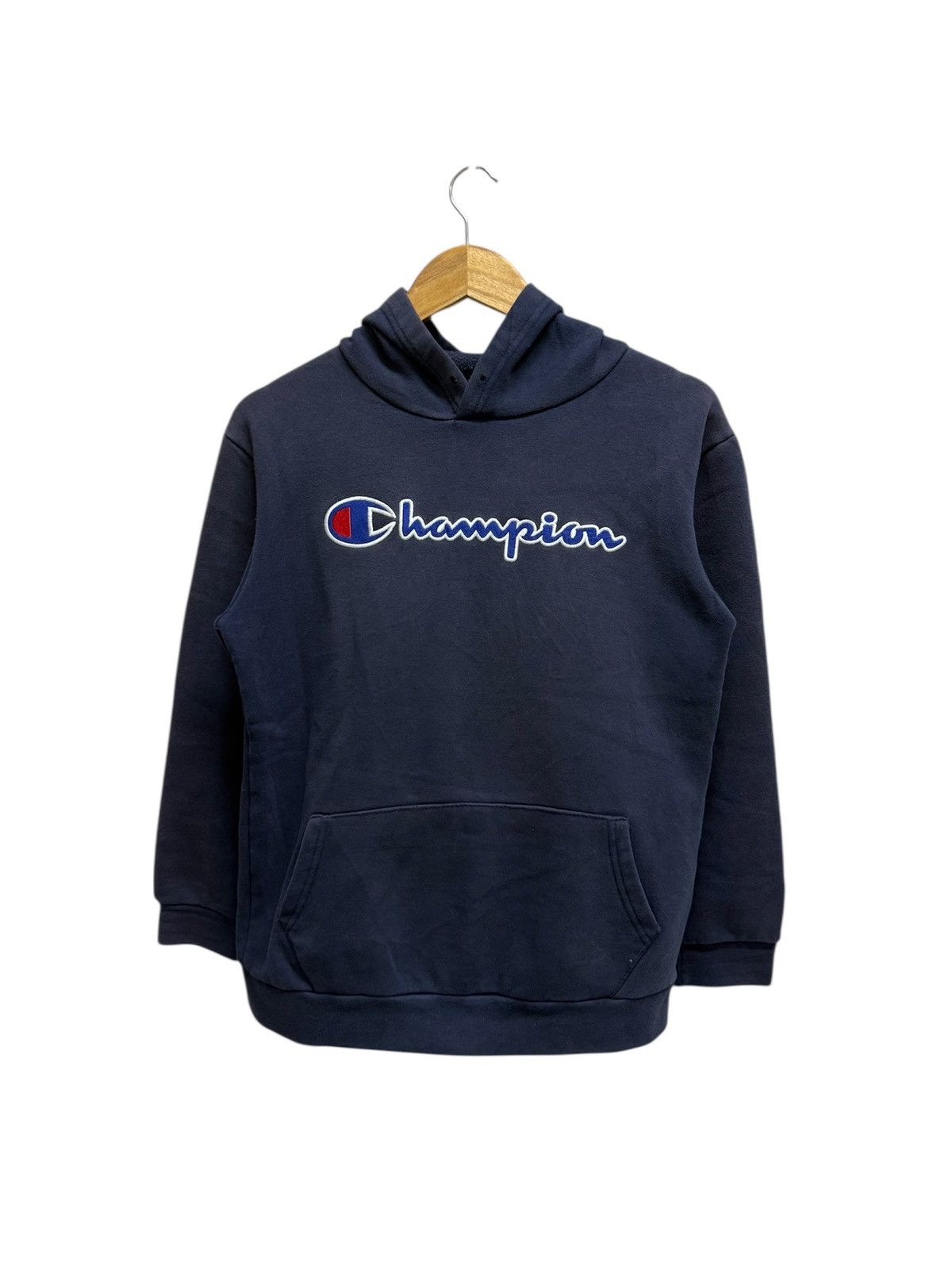 Champion CHAMPION REVERSE WEAVE FADED BLUE PULLOVER SWWATER HOODIE Size US S / EU 44-46 / 1 - 1 Thumbnail