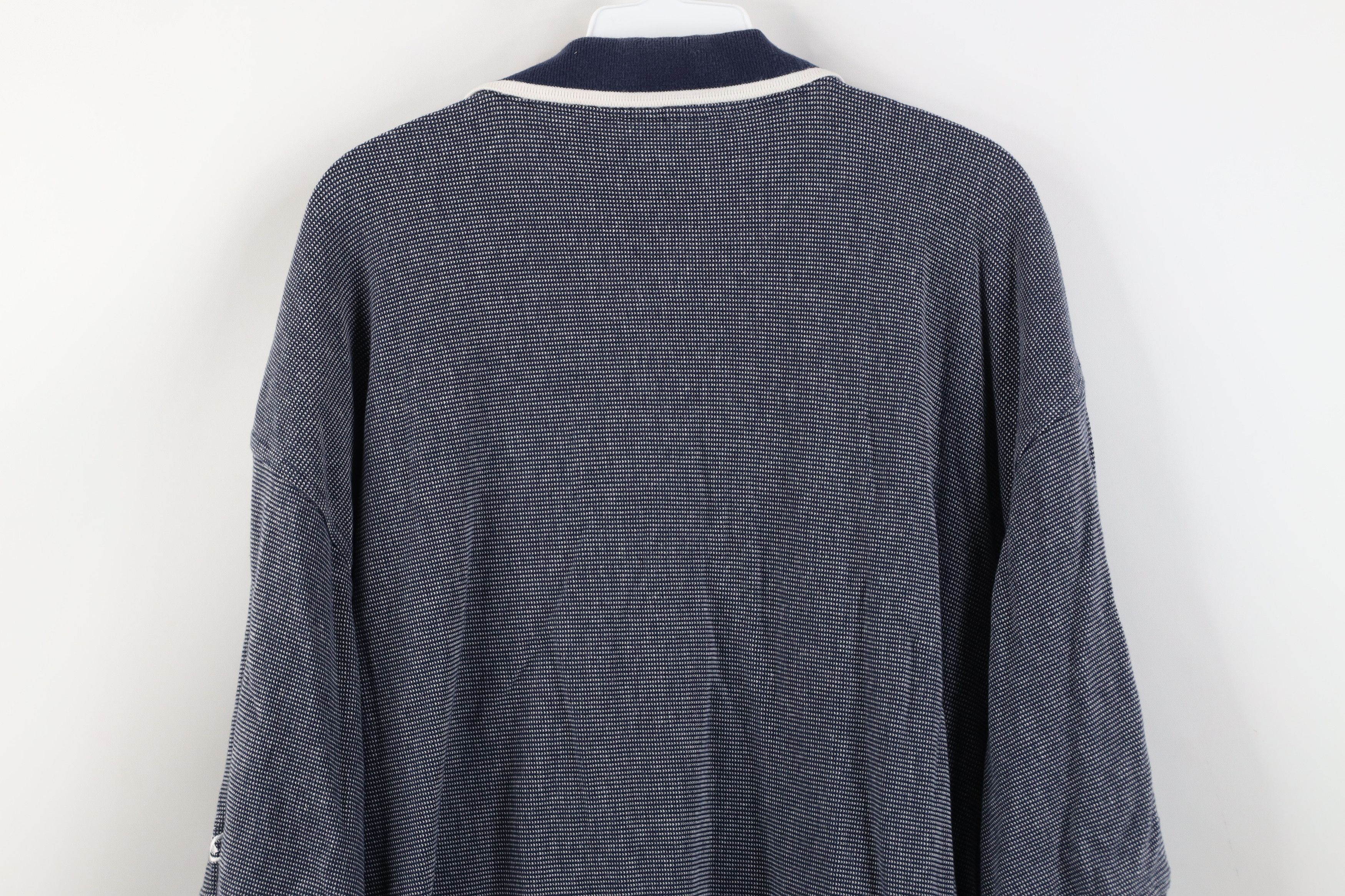 Vintage Vintage 90s NASCAR Wallace Racing Thermal Knit Polo Shirt Size US XL / EU 56 / 4 - 15 Thumbnail