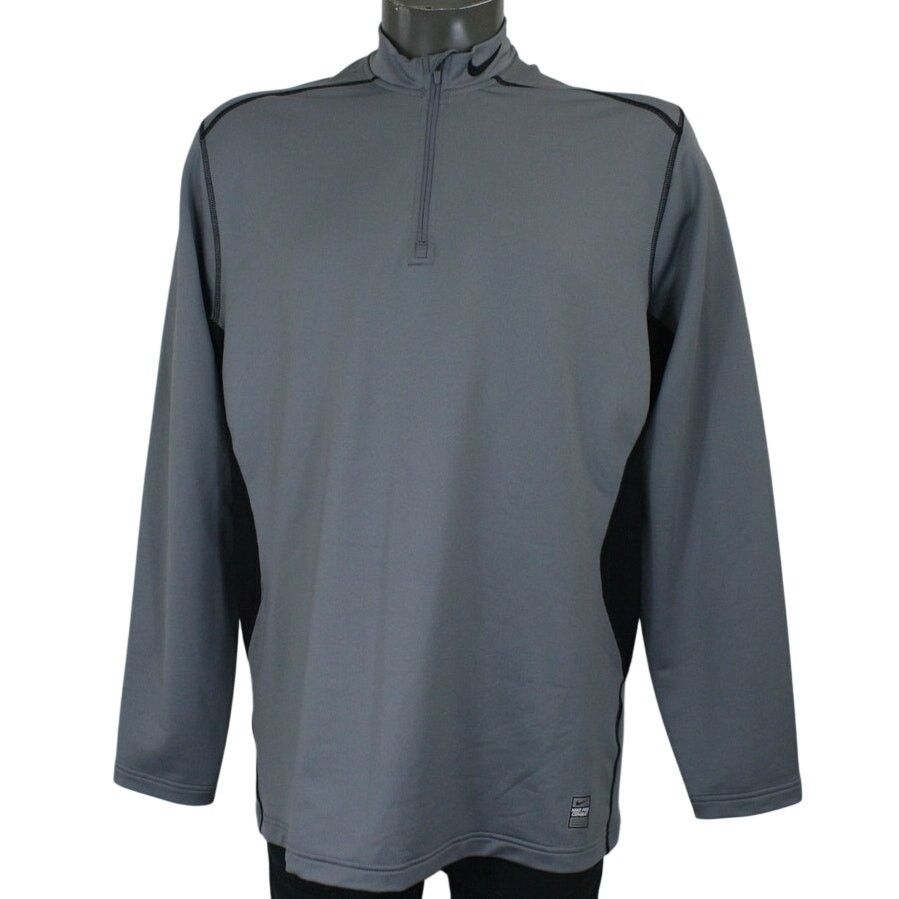 Nike Nike Pro Combat Hyperwarm Dri-Fit Athletic Fitted Pullover Size US XXL / EU 58 / 5 - 1 Thumbnail