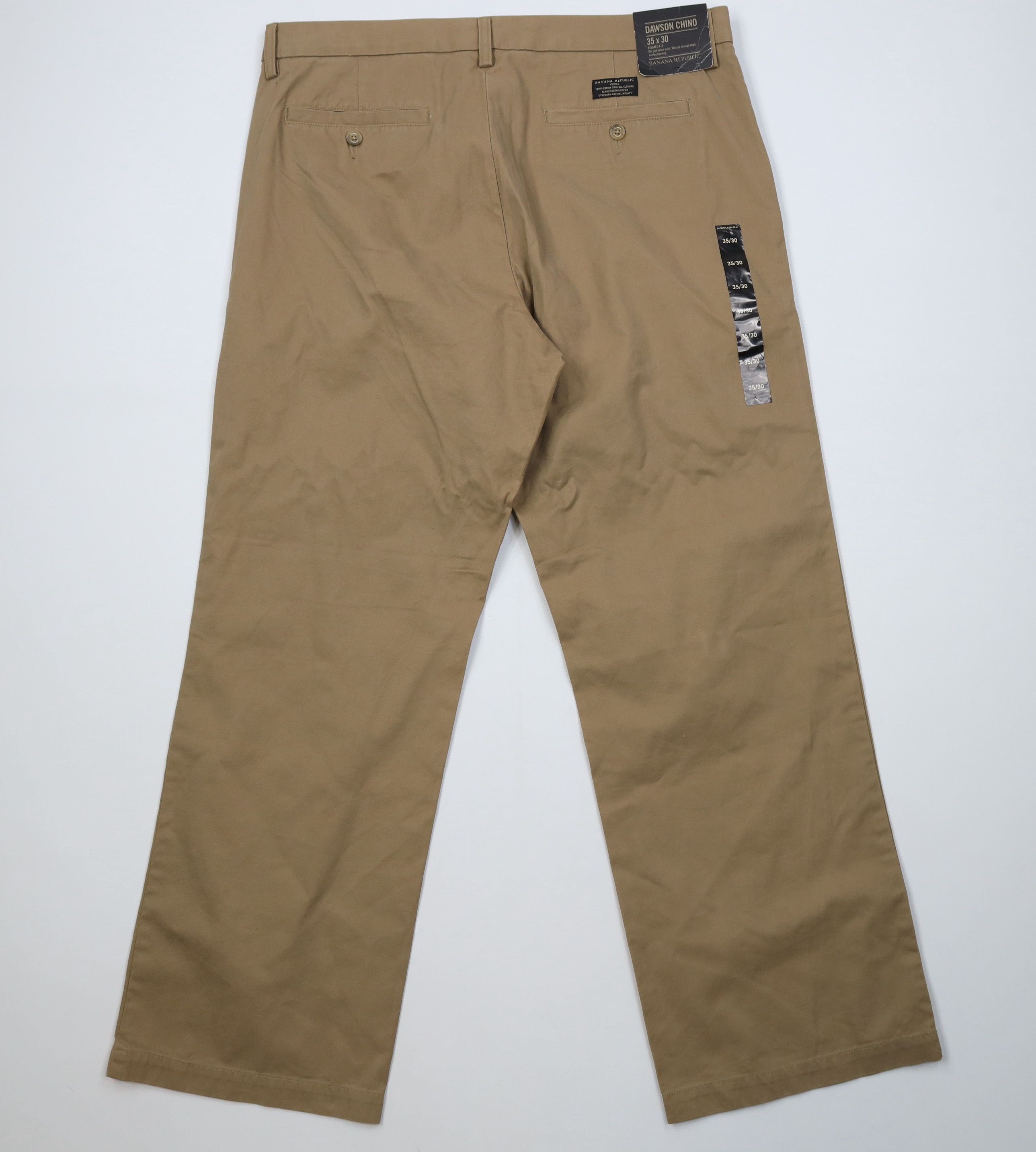 Banana Republic Deadstock Vintage Y2K Banana Republic Wide Leg Chino Pants Size US 35 - 7 Thumbnail