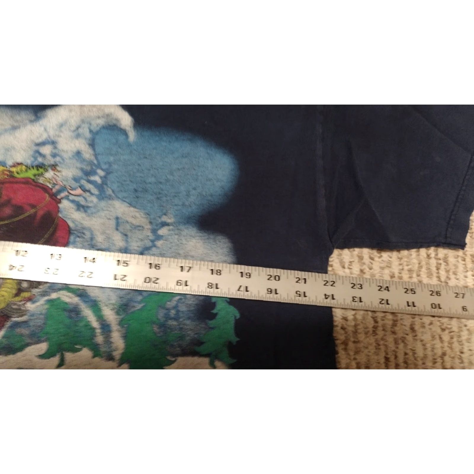 Etro VINTAGE Grinch Cartoon TV Movie Shirt L Men Blue 90s Christmas Santa Jim Carrey Retro Size US L / EU 52-54 / 3 - 4 Thumbnail