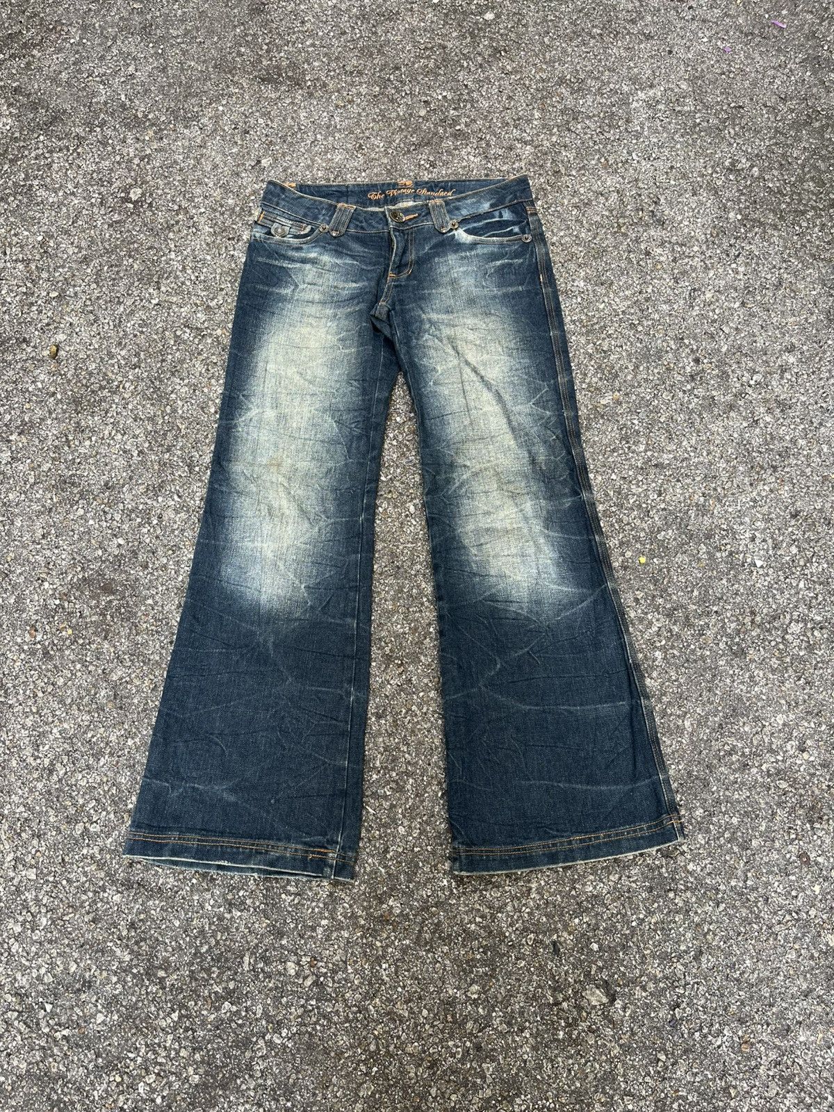 Japanese Brand SUPER FLARE JEANS JAPANESE DENIM BOOT CUT PANT Size 27" / US 4 / IT 40 - 2 Thumbnail