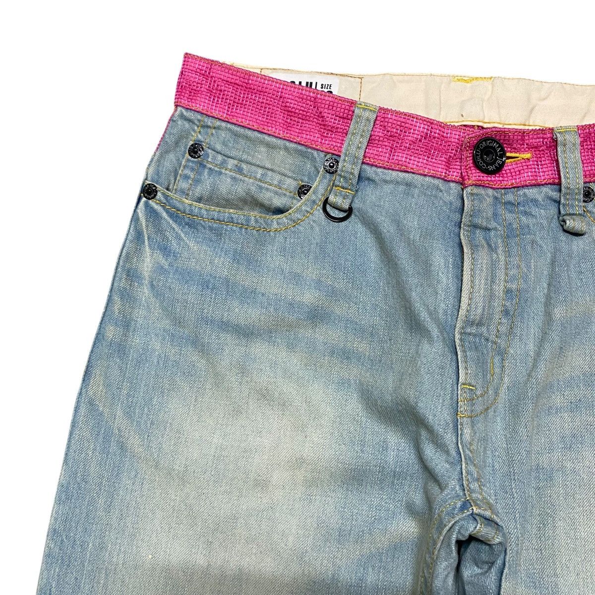 Japanese Brand CO&LU Denim Mesh Painter Jeans Size US 33 - 5 Thumbnail