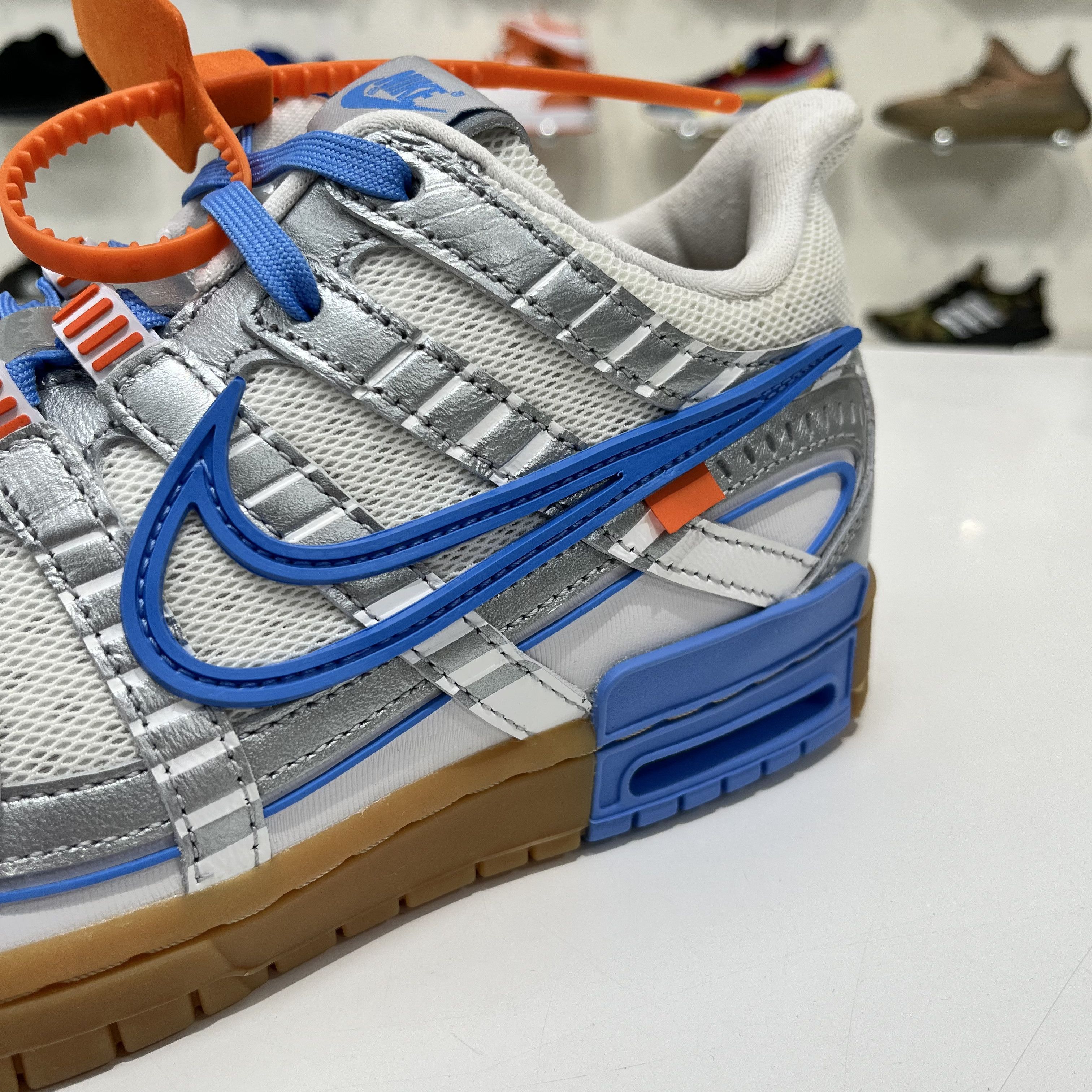 Nike × Off-White NIKE DUNK RUBBER LOW X OFF-WHITE UNIVERSITY BLUE Size US 9.5 / EU 42-43 - 15 Thumbnail