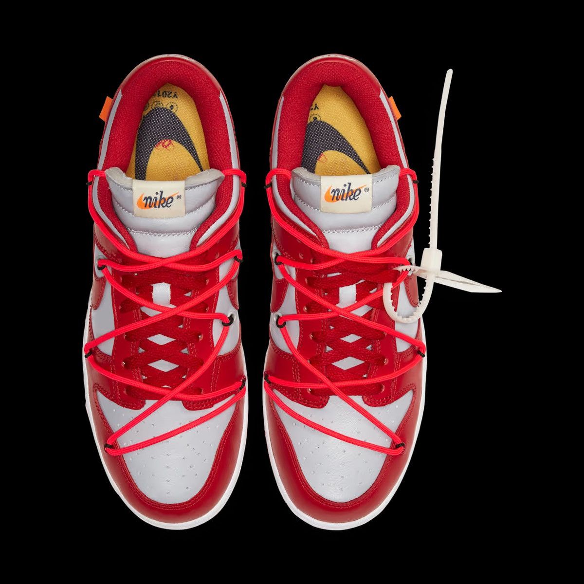 Nike × Off-White Nike x Off-White Dunk Low “University Red” 🔴⚪️ Size US 8 / EU 41 - 6 Thumbnail