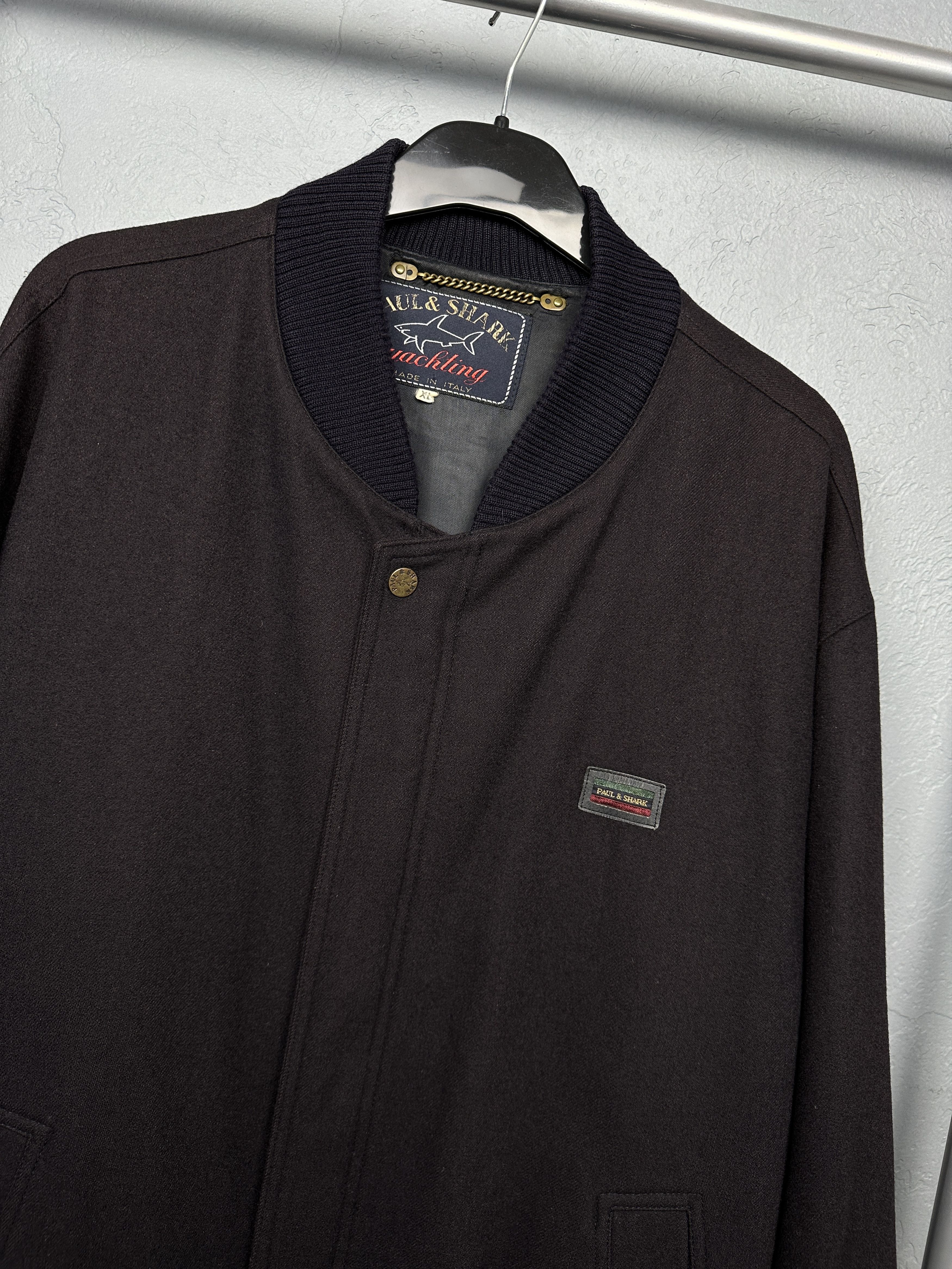 Paul & Shark Paul & Shark Vintage Mens Wool Bomber Jacket Size US XL / EU 56 / 4 - 2 Thumbnail