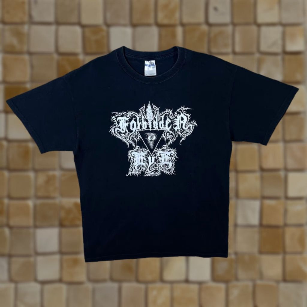 Gildan Forbidden Eye Orthodox Path Of Worship Heavy Black Metal Band T-Shirt Medium Black Graphic Print Front Back Mens Shirt M Size US M / EU 48-50 / 2 - 1 Thumbnail