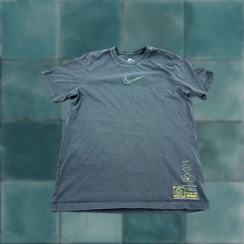 Nike VINTAGE Nike Shirt Mens Large Gray Just Do It Double Sided Pullover Tee Size US L / EU 52-54 / 3 - 1 Thumbnail