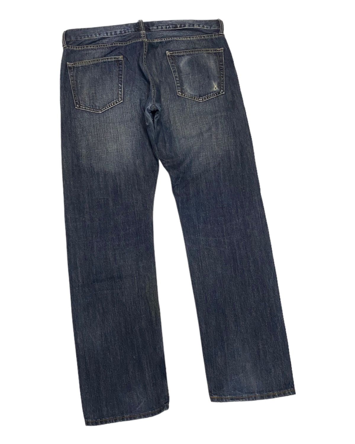 Hysteric Glamour × Japanese Brand ORIRIN 🇯🇵 DISTRESSED BAGGY DENIM JEANS SIZE 37 Size US 37 - 4 Thumbnail