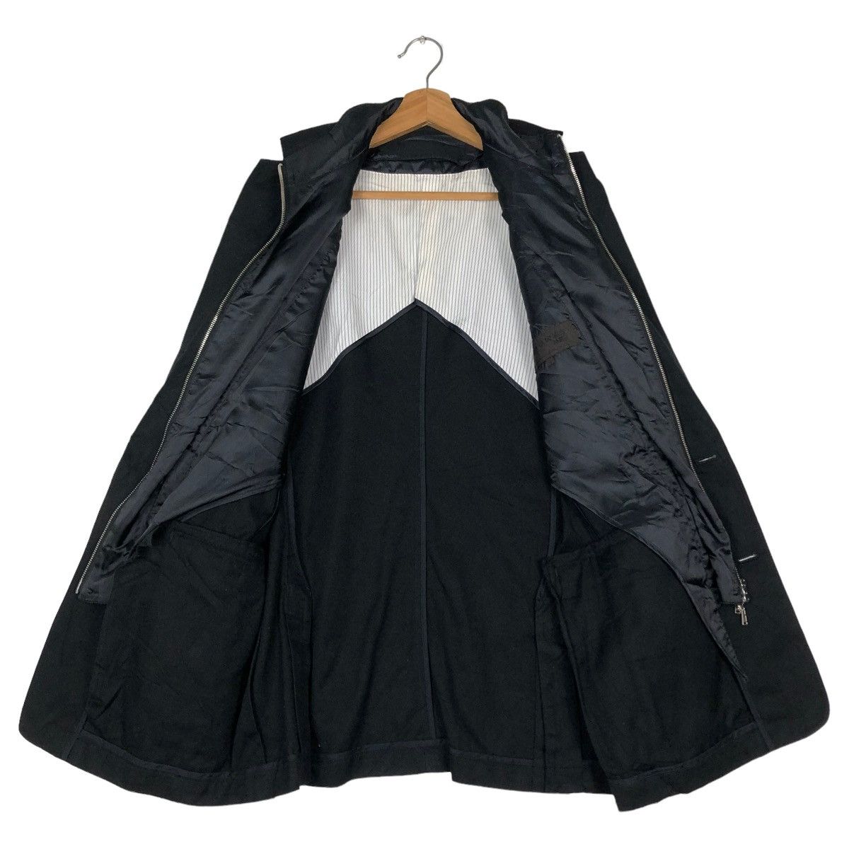 Comme Ca Ism 🔥Rich Black Biker Chore Jacket Comme Ca Ism Issey Miyake Size US L / EU 52-54 / 3 - 12 Thumbnail