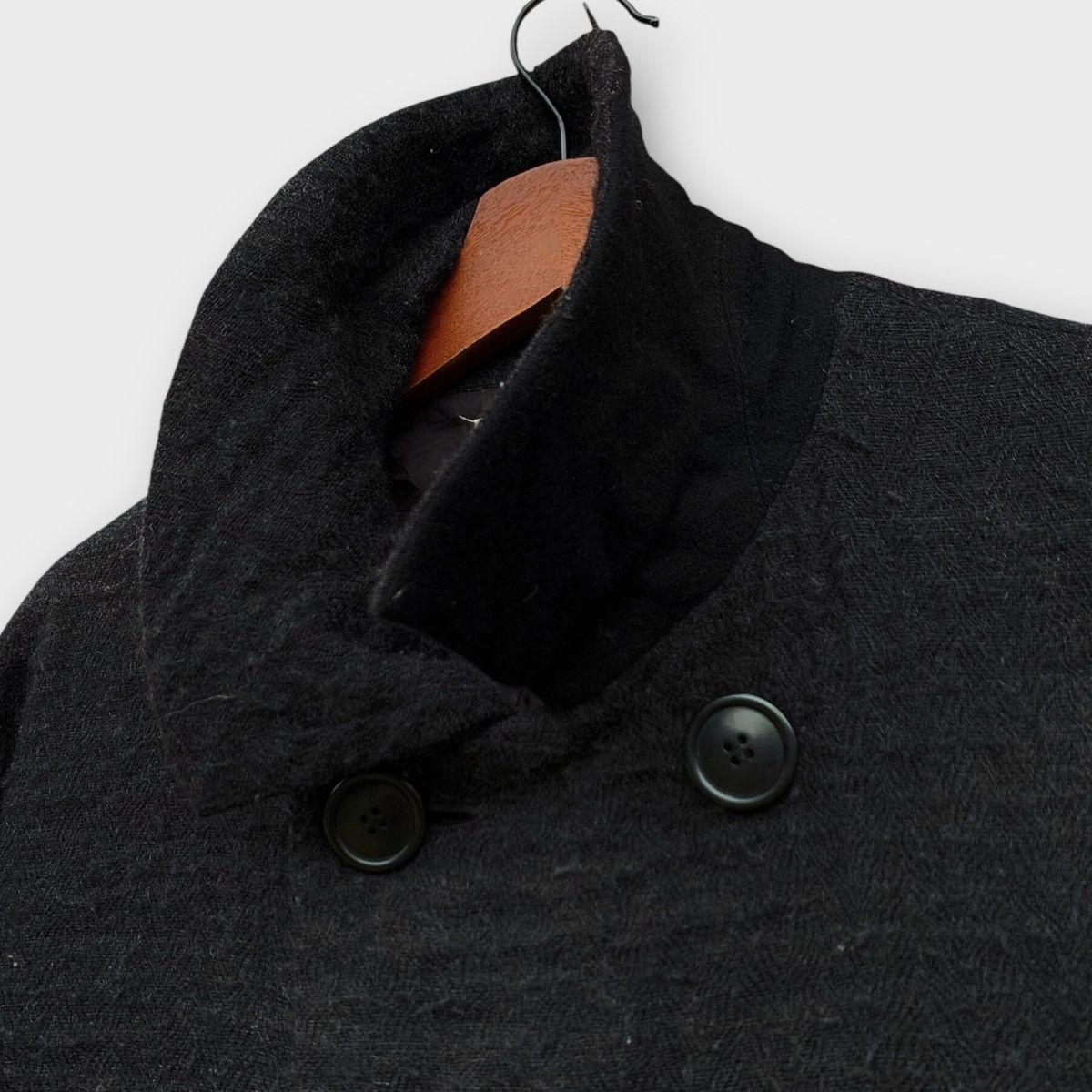 Issey Miyake VINTAGE ISSEY MIYAKE PLANTATION DOUBLE BREASTED WOOL JACKET Size US M / EU 48-50 / 2 - 7 Thumbnail