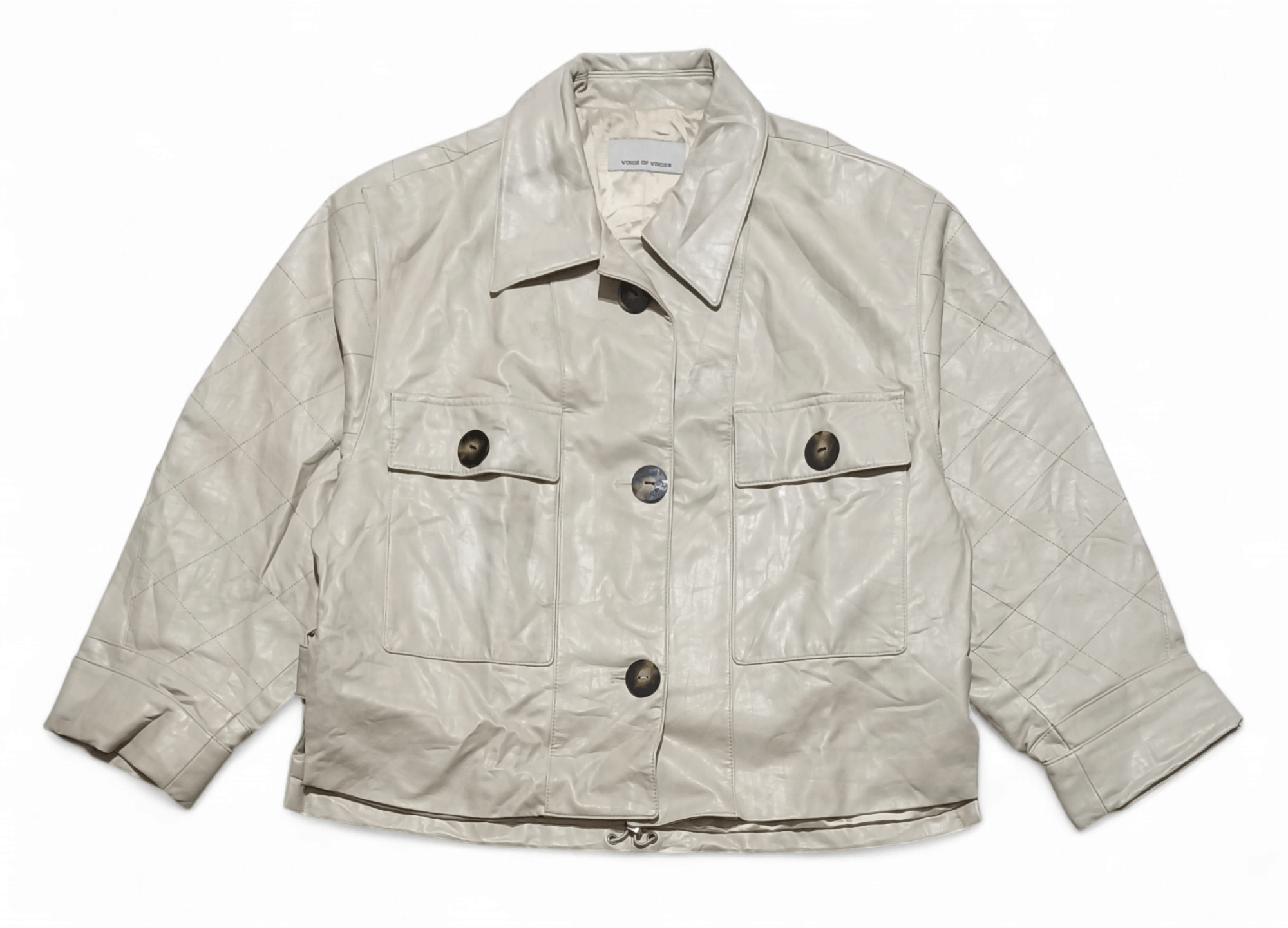 Voice of Voices VOV Women's Faux Leather Jacket