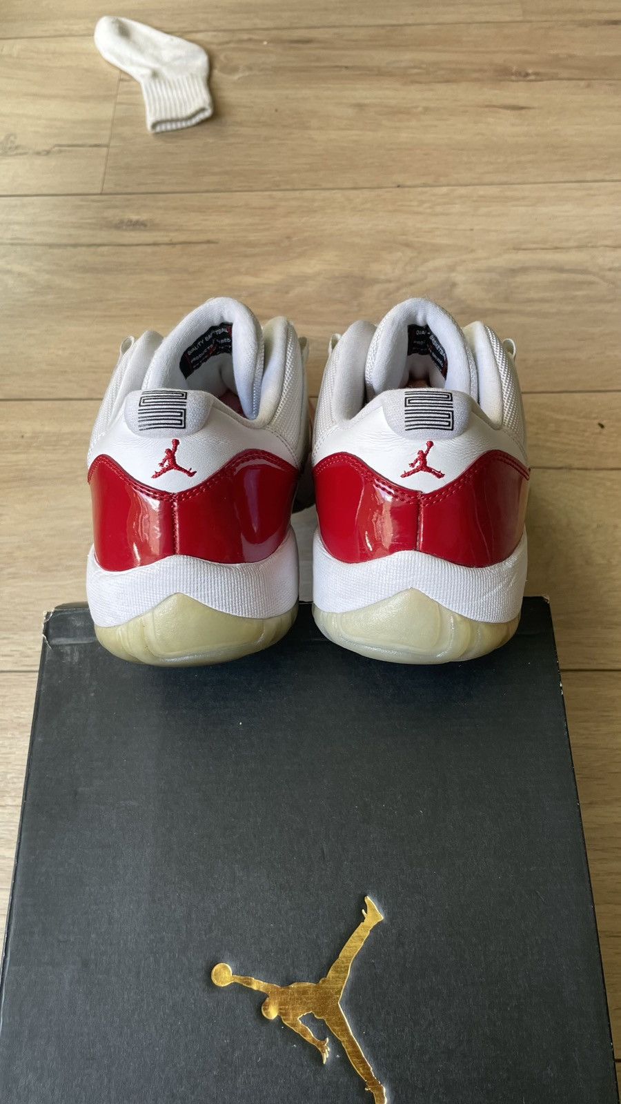 Jordan Brand × Nike Jordan 11 Retro Low Cherry 2016 Size US 9 / EU 42 - 5 Thumbnail
