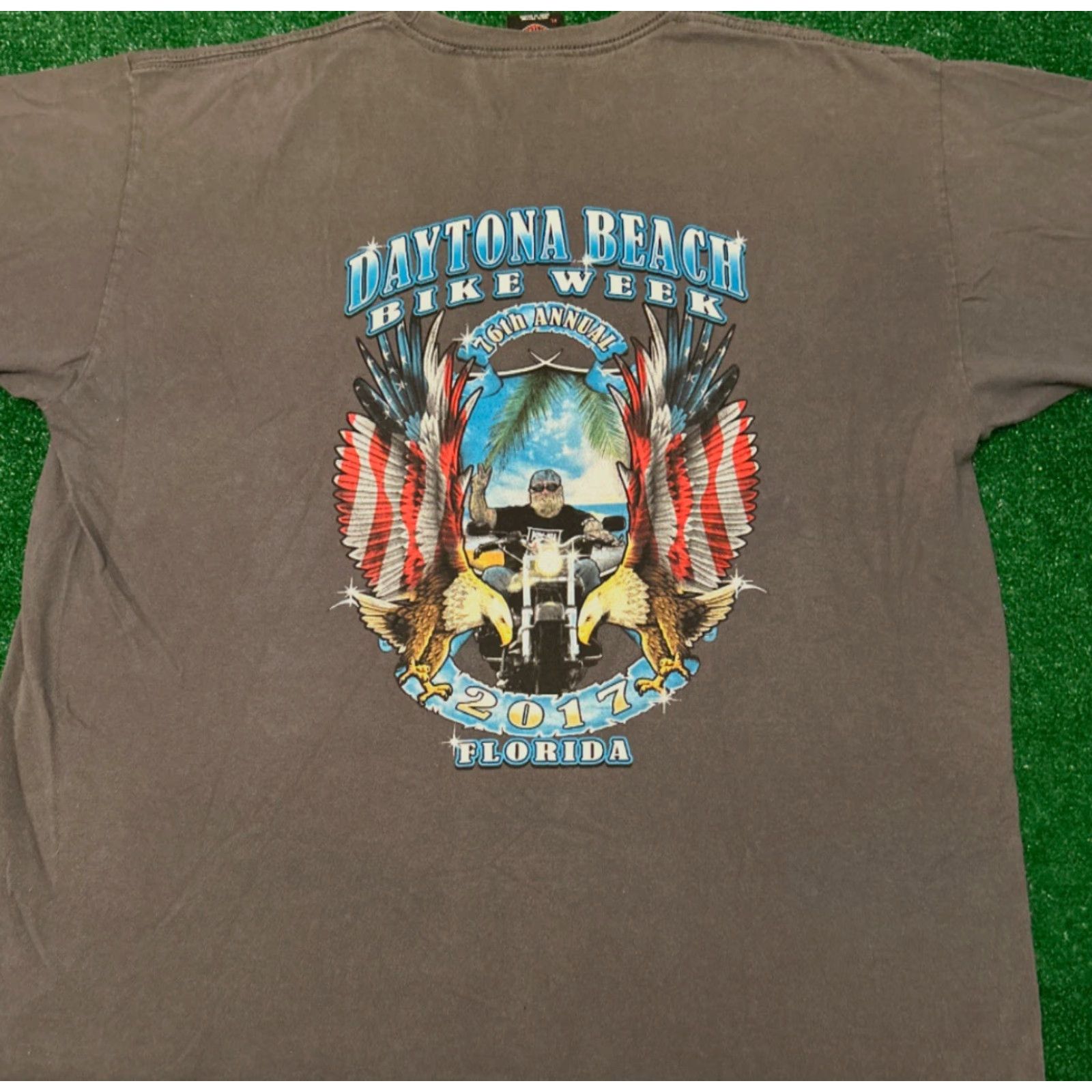 Harley Davidson VINTAGE Harley-Davidson T-Shirt Men XL Gray 90s Biker Grunge Hip Hop Motorcycle Punk USA Y2K Logo Shirt Size US XL / EU 56 / 4 - 2 Thumbnail