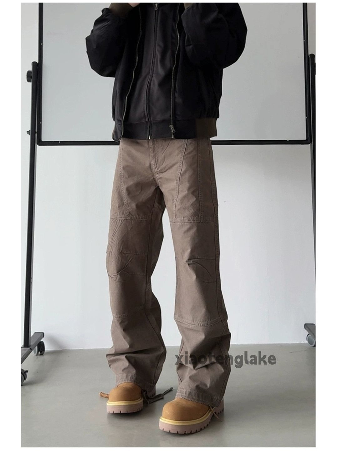 Designer × Japanese Brand × Vintage Utility punk grunge workwear carpenter cargo pants Size US 34 / EU 50 - 2 Thumbnail