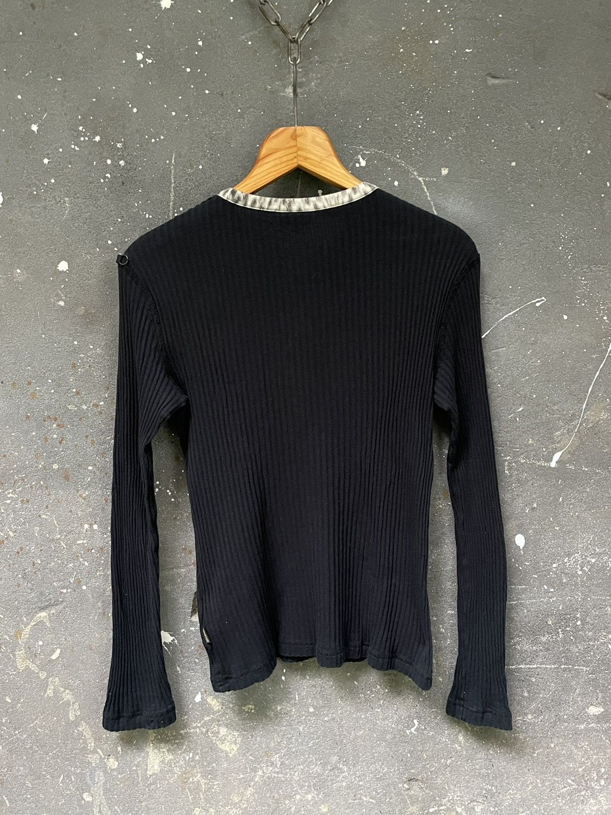 Just Cavalli × Roberto Cavalli Vintage Just Cavalli Archive Long Sleeve Leopard Black RARE Size M / US 6-8 / IT 42-44 - 5 Thumbnail
