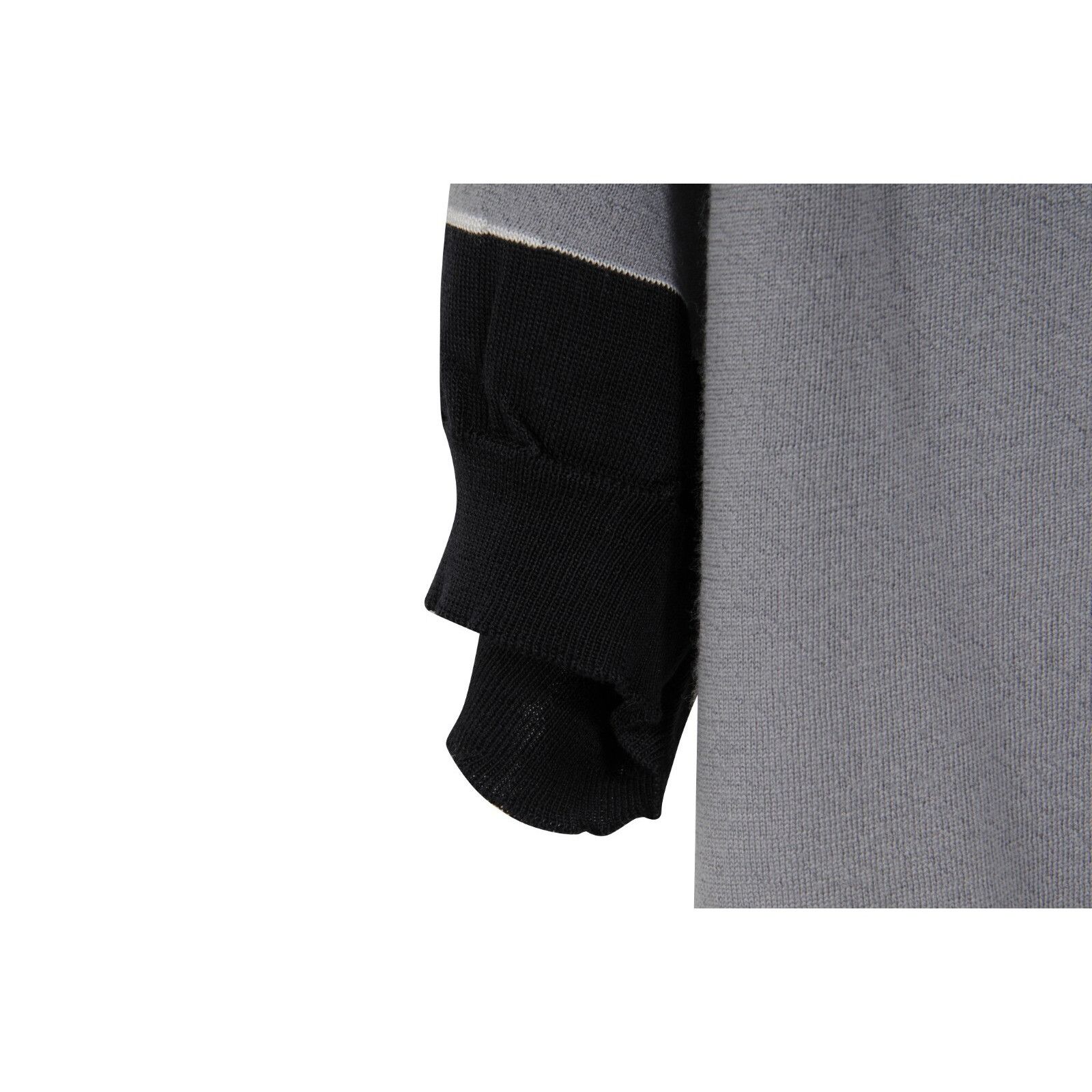 Prada Polo Knit Size IT 52 Gray Wool Silk Blend Size US L / EU 52-54 / 3 - 6 Thumbnail