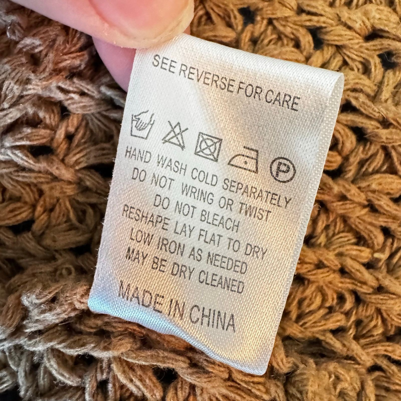 Other SOLAI the label cotton blend chucky knit open front cardigan Size M / US 6-8 / IT 42-44 - 8 Thumbnail