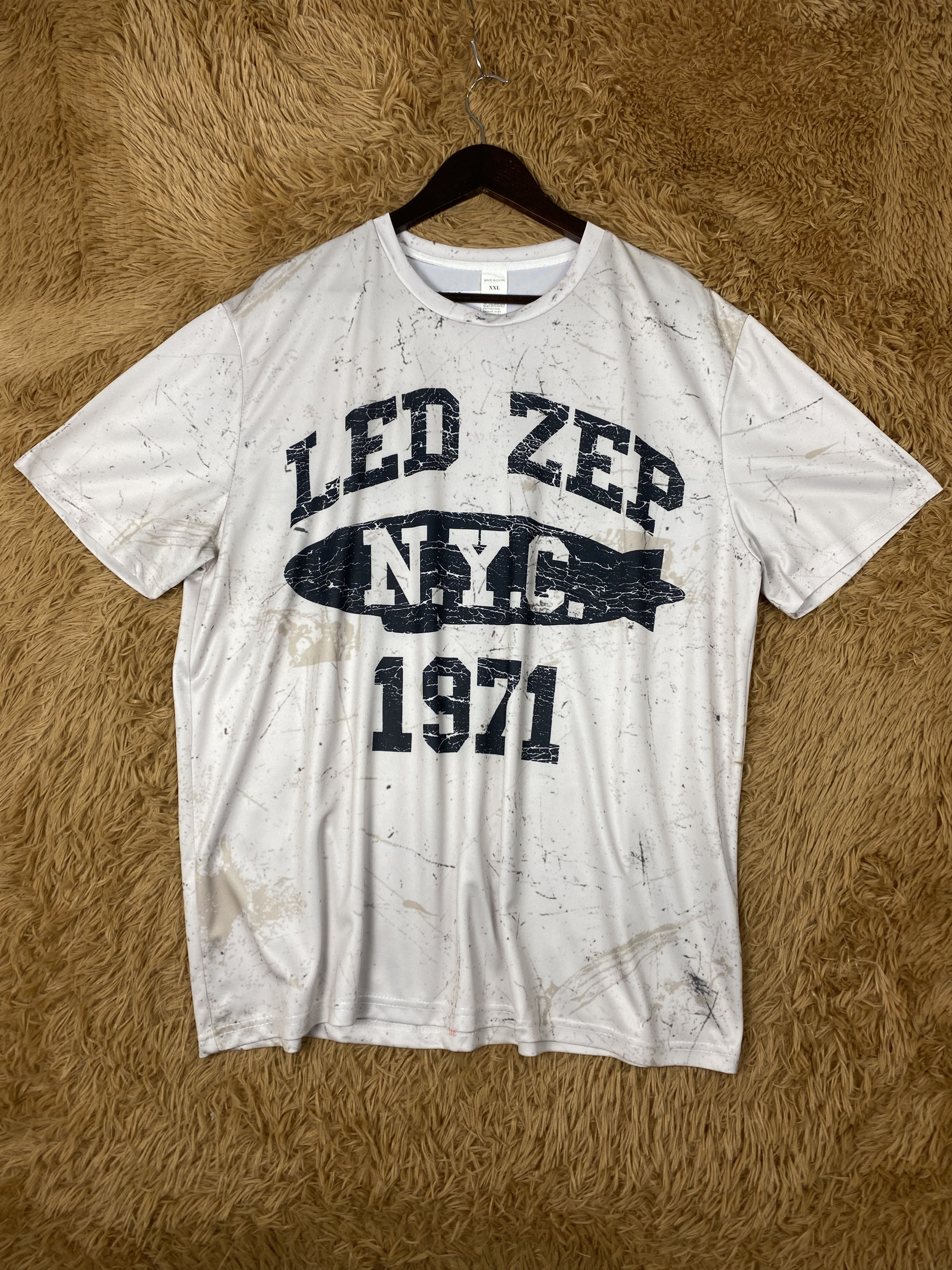 Led Zeppelin Vintage Led Zep Short Sleeve T-Shirts PT0070 Size US XXL / EU 58 / 5 - 1 Thumbnail