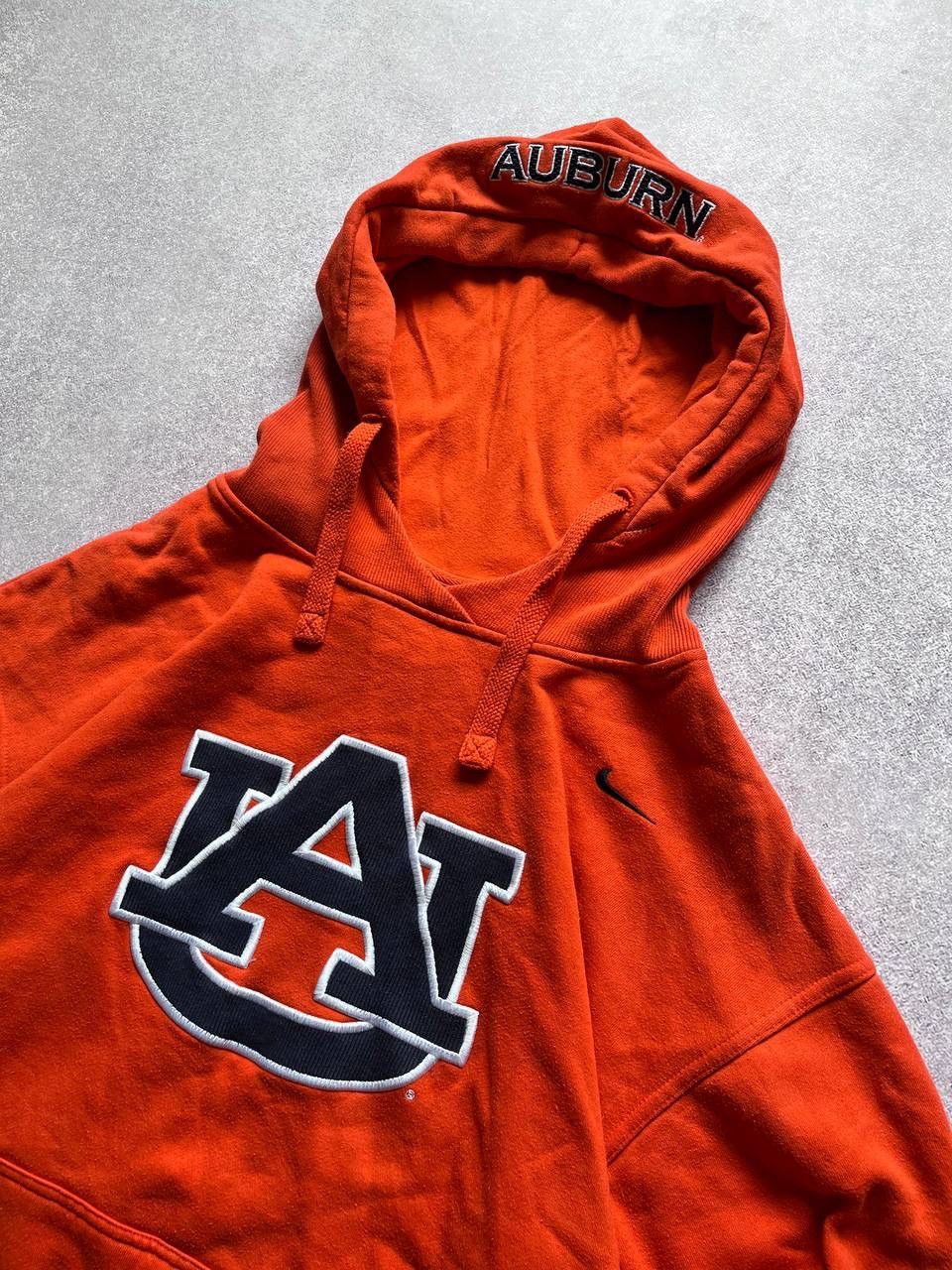 Nike Vintage Nike Swoosh Team Auburn Boxy Hoodie Y2K L Size US L / EU 52-54 / 3 - 3 Thumbnail