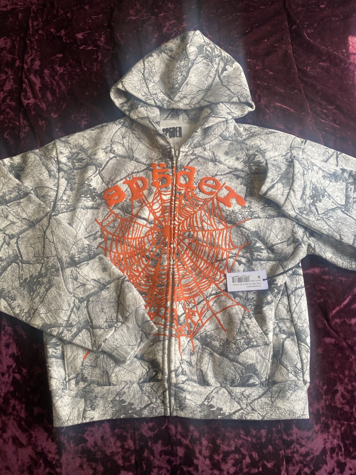 Sp5der REAL TREE OG WEB V2 ZIP HOODIE Size US S / EU 44-46 / 1 - 1 Thumbnail