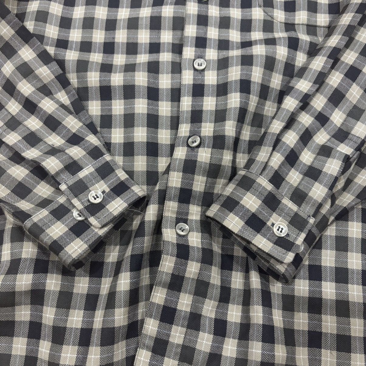 Yves Saint Laurent Vintage Yves Saint Laurent Plaid Shirt Size US M / EU 48-50 / 2 - 9 Thumbnail
