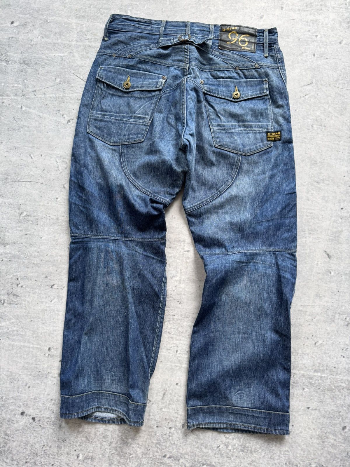 G-Star Vintage 00s streetwear G-Star awesome denim pants jeans Size US 34 / EU 50 - 2 Thumbnail