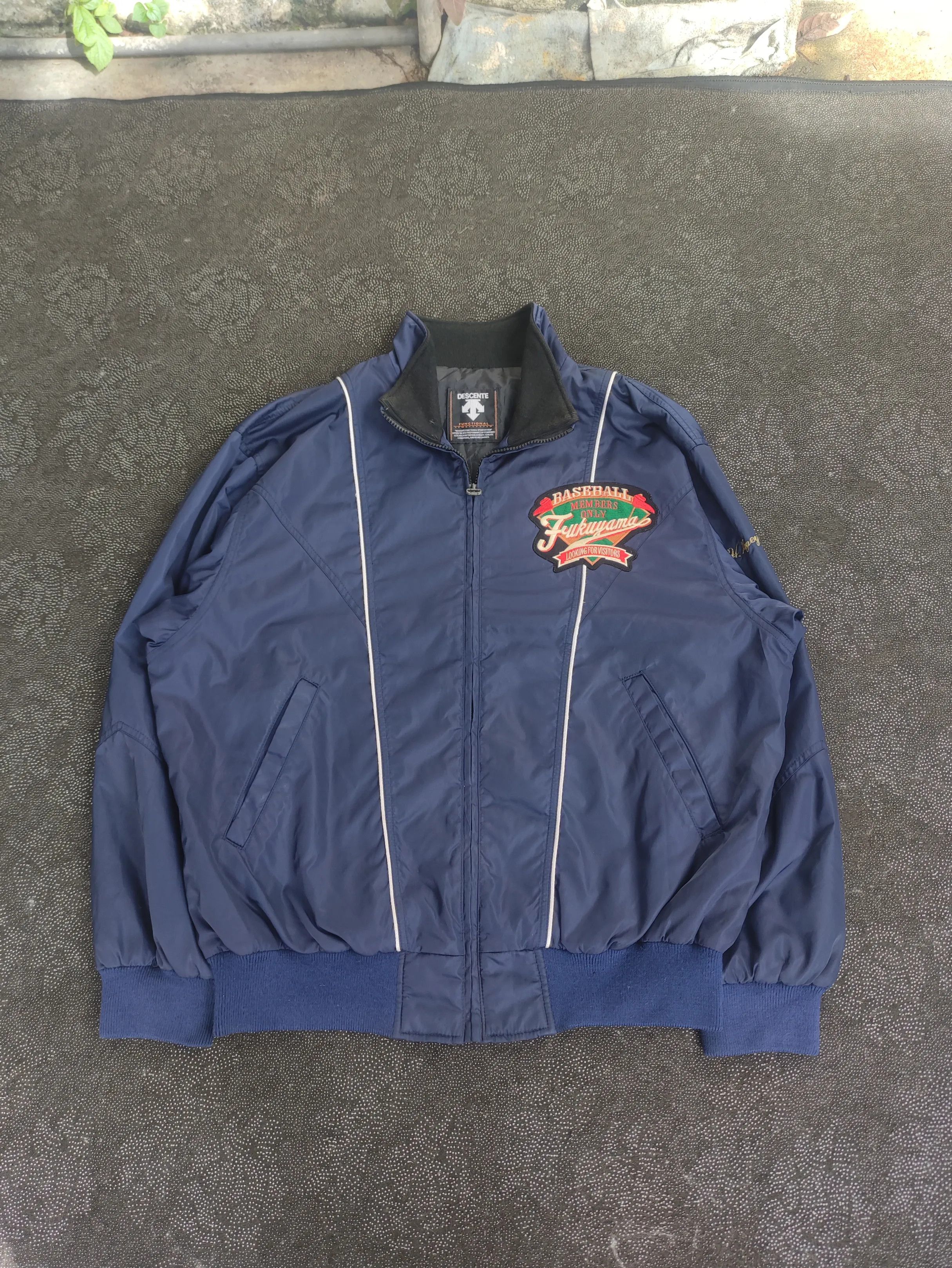 Descente Vintage 80s Descente Fukuyama Baseball Jacket J003 Size US XL / EU 56 / 4 - 2 Thumbnail